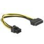 Delock Cable Power SATA 15 pin gt/ Delock Cable Power SATA 15 pin gt/